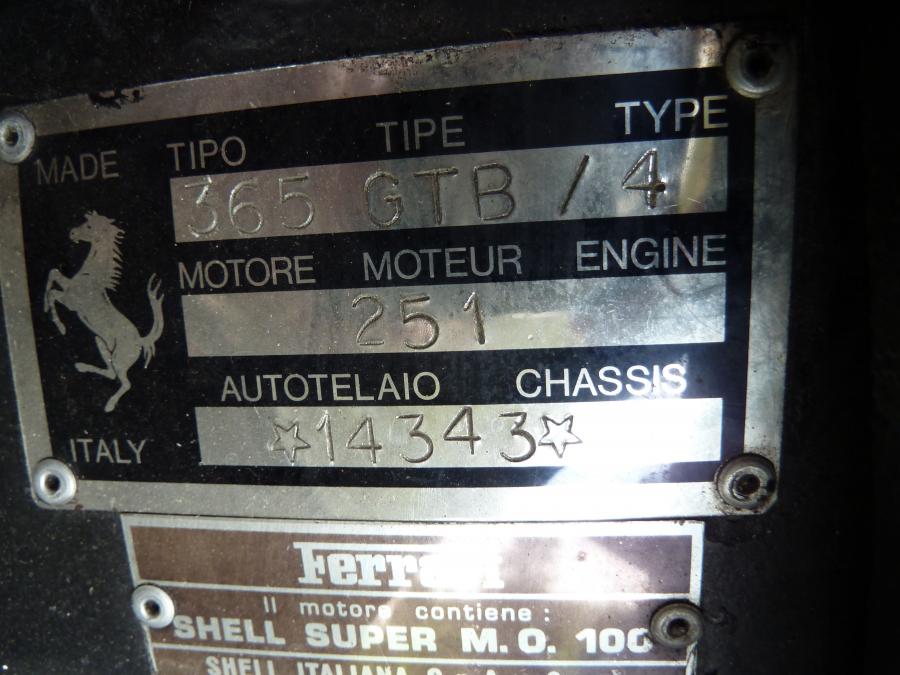  Ferrari 365 GTB/4 Daytona Berlinetta 1971 года  (фото 3 из 7)